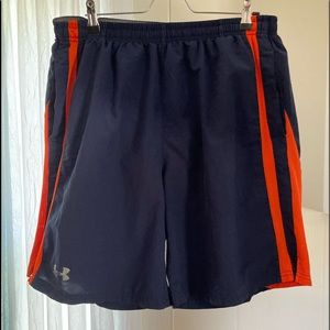 2PR Men’s L Under Armour Heat Gear Athletic Shorts